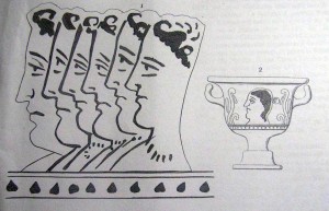 Figure 23. Crater from Santa Maria Capua Vetere (Naples, Achaeological National Museum), by Minervini 1954.