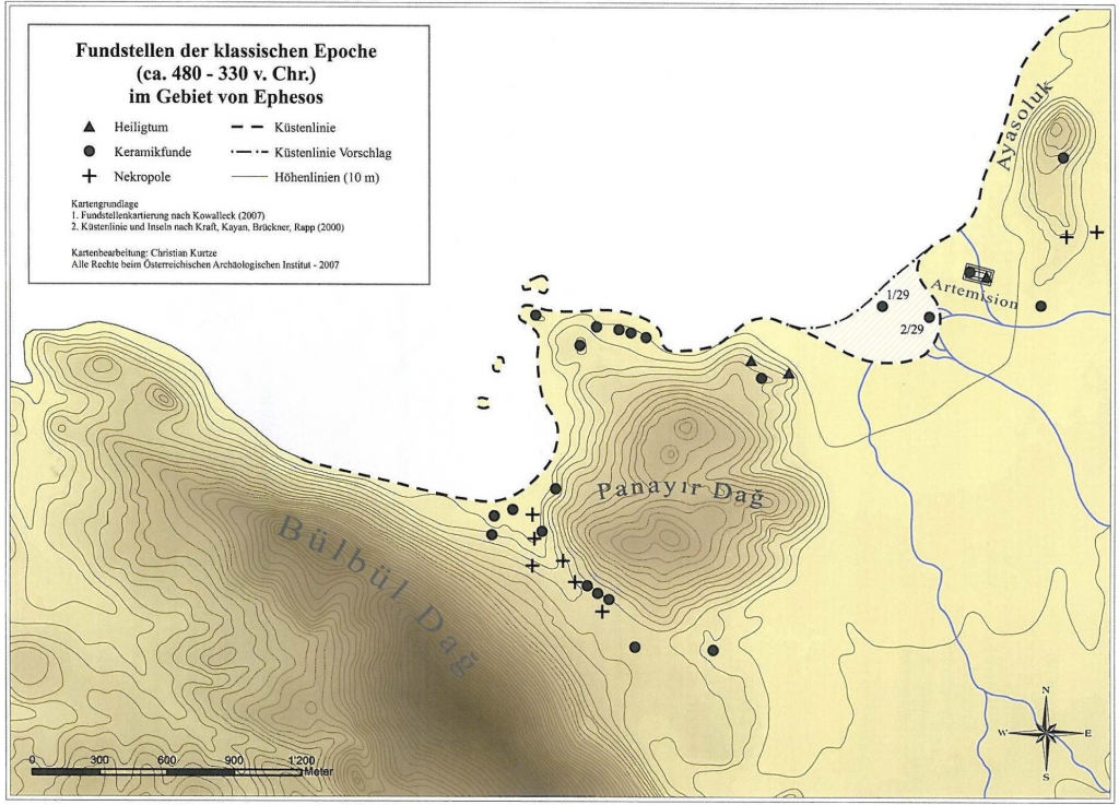 Figure 3.Find spots around Ephesus from Classical times